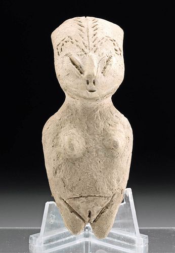 Ancient Chile Atacama Desert Clay Figure, Nude Female