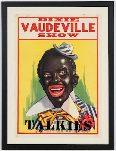 Dixie Vaudeville Show Color Lithograph