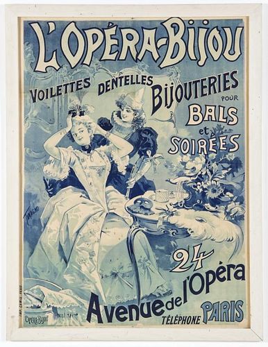 Original Francisco Tamagno French Advertising Poster