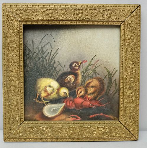 Gertrude Weber, Chicks with Lobster and an Oyster