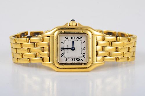 Cartier Lady's Gold Panthere Watch