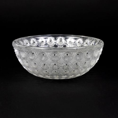 Lalique 'Nemours' Crystal Bowl