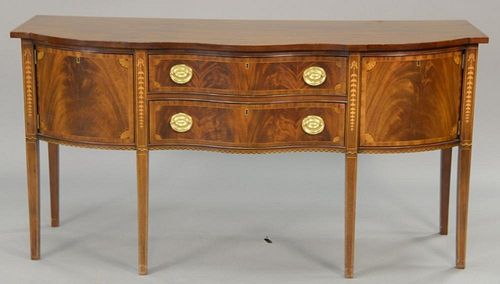Council mahogany inlaid sideboard, C. Seiss. lg. 66 in.