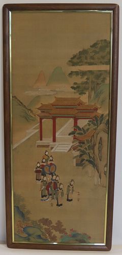 Signed Chinese Painting on Silk.