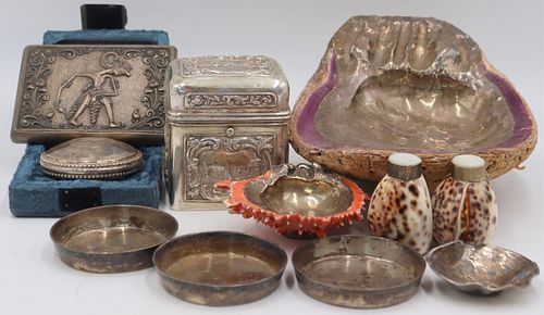 SILVER. Assorted grouping of Silver Hollowware and