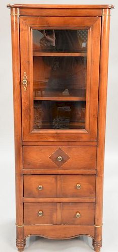 Contemporary cabinet. ht. 59 1/2 in.; wd. 22 in.; dp. 17 in.