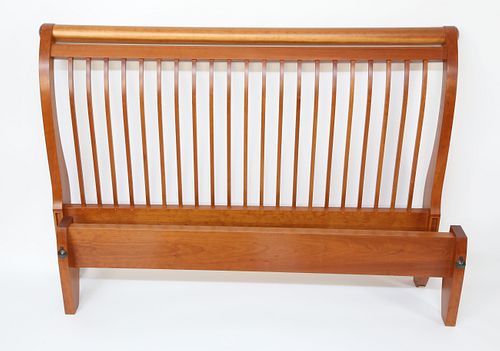 Stephen Swift Cherry Queen Spindle Sleigh Bed
