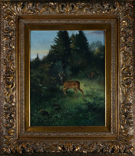 HUNTING OIL PAINTING