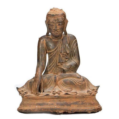 Seated Bronze Buddha, Burma