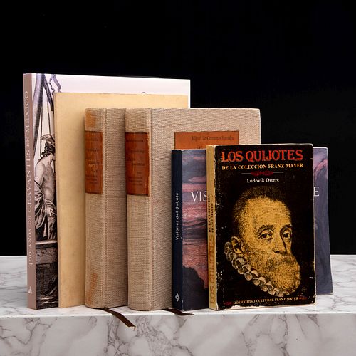 Libros sobre el Quijote. Los Quijotes de la Colección Franz Mayer / El Quijote de Cumplido en Diez Estampas. Pzs: 6.