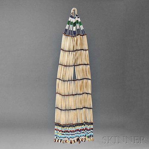 Sioux Woman's Hairpipe Necklace