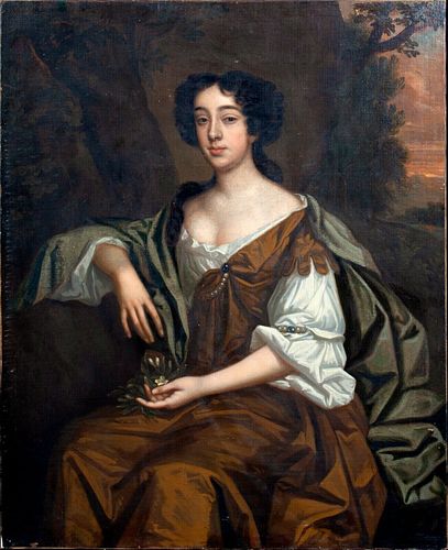PORTRAIT OF NELL GWYN (1650–1687) OIL PAINTING