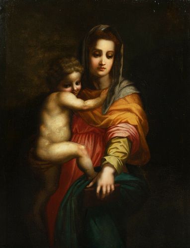MADONNA OF THE HARPIES OIL PAINTING
