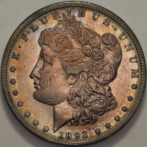1892-S Morgan Dollar, Choice About Uncirculated
