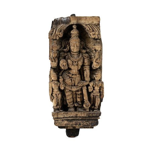 Early Deity God Lord Shiva Chariot High Relief Carving 