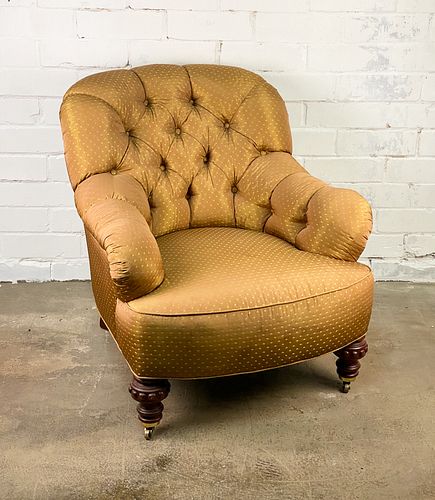 Contemporary Tufted Club Chair
