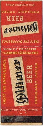 1936 Oltimer Beer 113mm long IL-SP-3 Belleville, Illinois