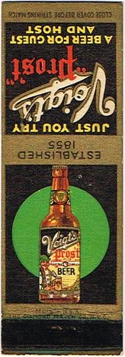 1935 Voigt's Pros't Beer MI-VOIGT-1 Detroit, Michigan