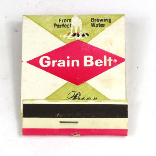 1968 Grain Belt Beer Full Matchbook MN-GB-1 Minneapolis, Minnesota