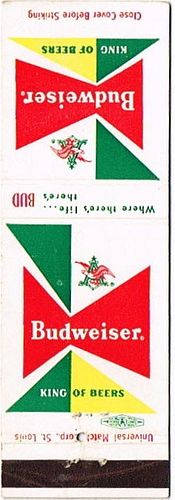 1958 Budweiser Beer 113mm long MO-AB-38 Saint Louis, Missouri
