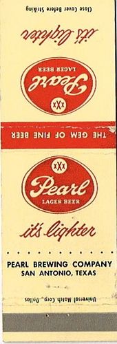 1956 Pearl Lager Beer L (10 of 10) TX-PEARL-13.10 Texas Cattle Brands #10 San Antonio, Texas