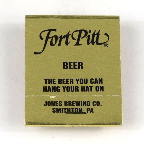 1973 Fort Pitt Beer Full Matchbook PA-JONES-8 Smithton, Pennsylvania