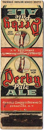 1936 Derby Pale Ale Dupe 120mm long NY-HC-6 Syracuse, New York