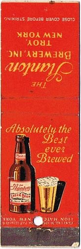 1938 Stanton Lager Beer 116mm long NY-STAN-2 Troy, New York