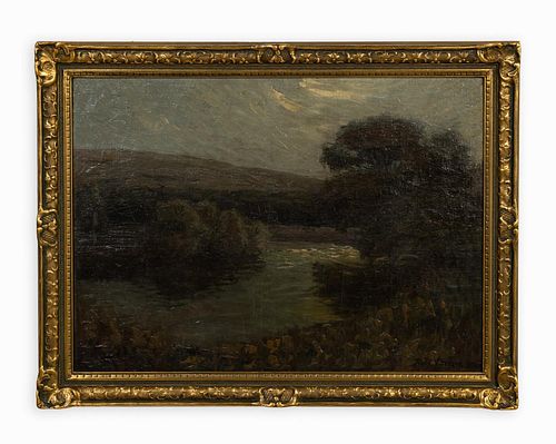 FRANK DUDLEY, O/C, WINDING RIVER - 1907, SIGNED