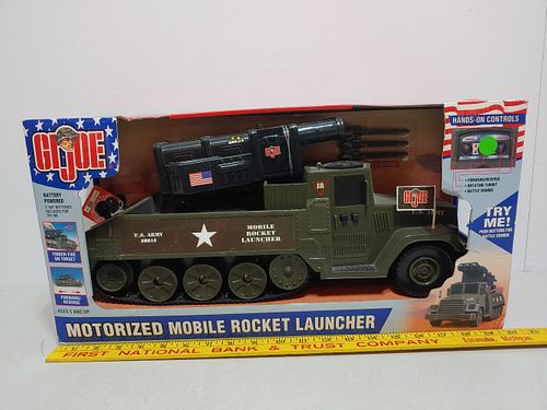 NIB GI Joe Motorized Mobile Rocket Launcher