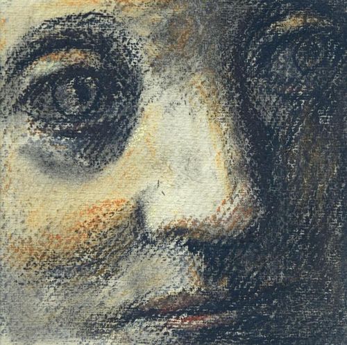 § Evelyn Williams (British, b.1929) Woman's Head, 1996 pastel on paper 15 x 15cm (6 x 6in) <br>Prove