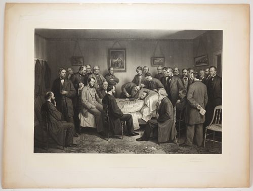 Ritchie's Death of President Lincoln Mezzotint