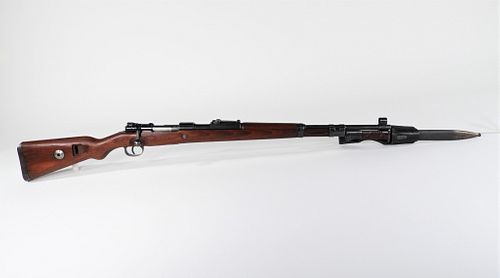 WWII German Model 98K Mauser Rifle and Bayonet
