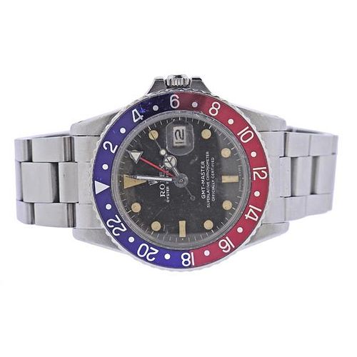 Rolex GMT Master 1960s Steel Watch 1675