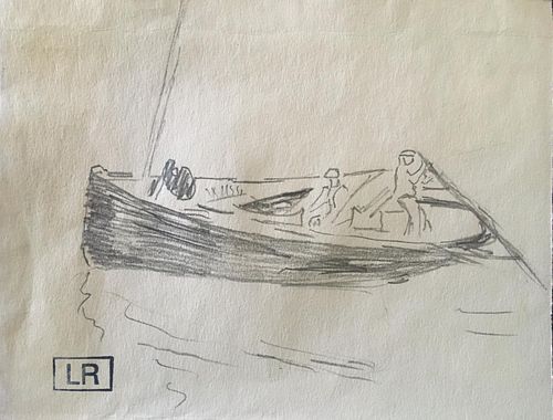 Ludovic-Rodo Pissarro - Untitled Boat Sketch II