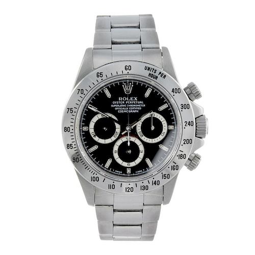 ROLEX - a gentleman's Oyster Perpetual Cosmograph Daytona chronograph bracelet watch. Circa 1996. St