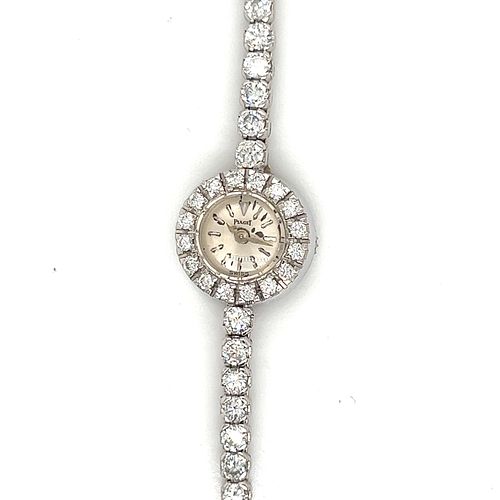60â€™s 18k PIAGET Diamond Bracelet Cocktail Watch