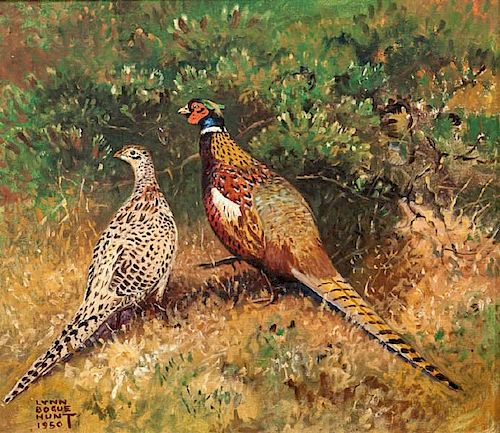 Lynn Bogue Hunt (1878-1960) Pheasant Pair