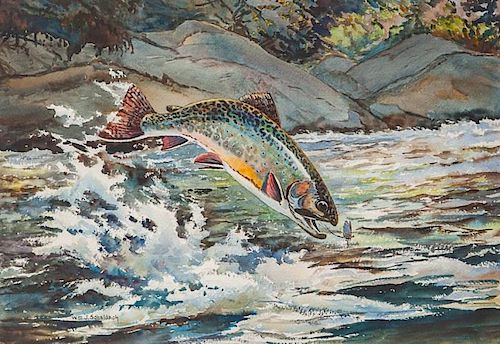 William J. Schaldach (1896-1982) Mayfly Diet or After the Mayfly