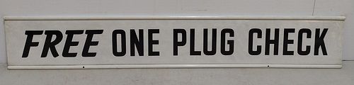 DST Free One Plug Check Sign