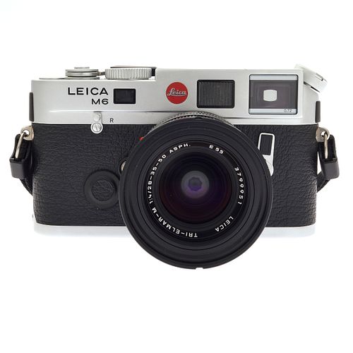 Leica M6 Camera and lens.