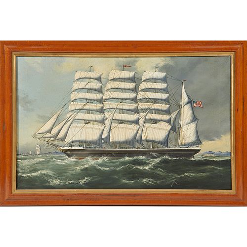 Manner of William Howard Yorke (British, 1847-1921) Clipper Ship