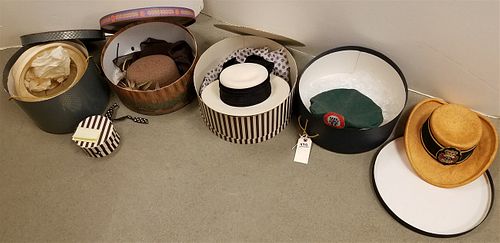 LOT 4 HATS IN BOXES2 ERIC JANITS, ANN VUILLE