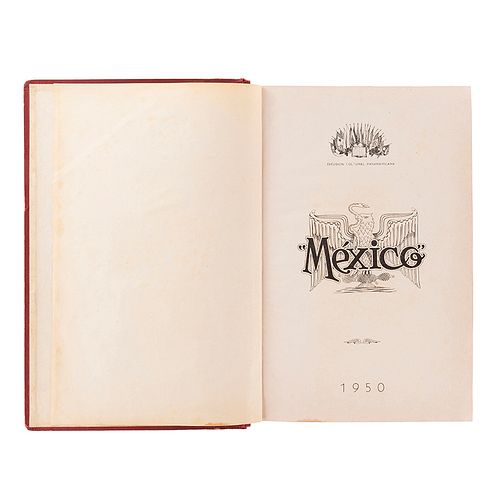 Ruiz Gil, Manuel. México 1950. México: Difusión Cultural Panamericana - Talleres Linotipográficos Tacamba, sin año. Ilustrado.