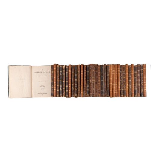 Lassalle y Mélan, X. El Correo de Ultramar. París: Tip. Walder / Tipografía de J. Best, 1853 - 1874. Piezas: 34.