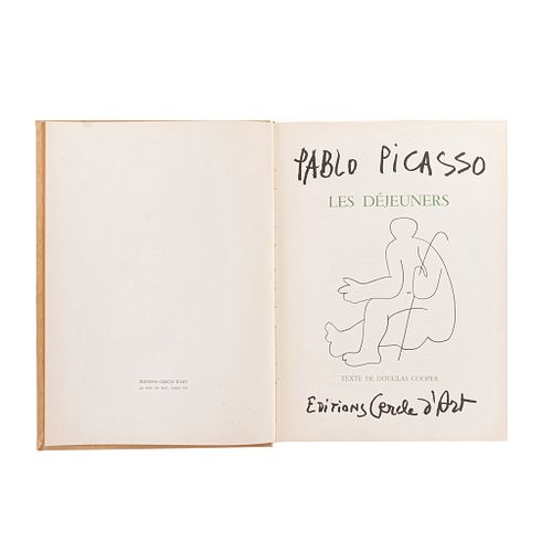 Cooper, Douglas. Pablo Picasso les Déjeuners. París: editions Cercle d'Art, 1962. 165 ilustraciones, en negro y en color.