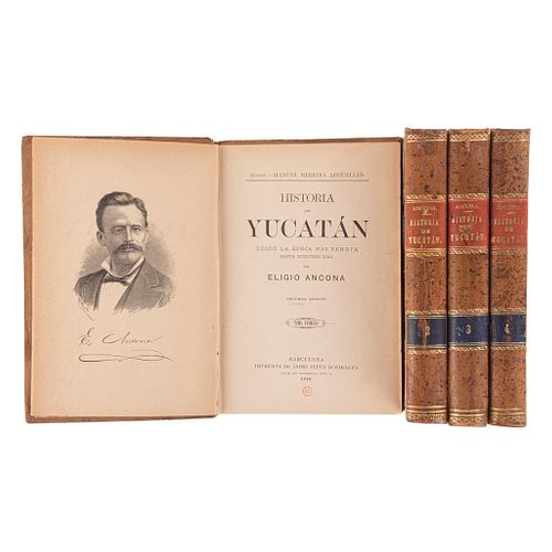 Ancona, Eligio. Historia de Yucatán. Desde la Época más Remota Hasta Nuestros Días. Barcelona, 1889. Segunda edición.