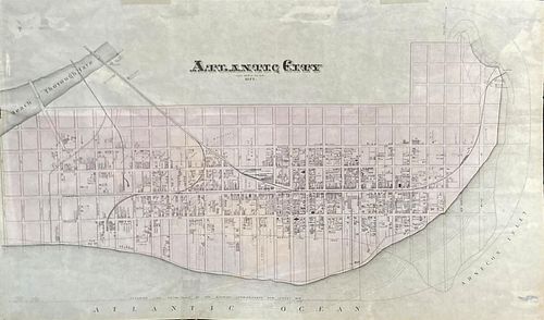 Original Map of Atlantic City 1887