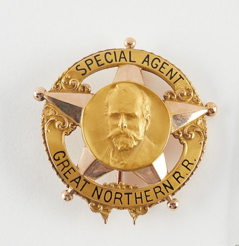 Special Agent Great Northern Railroad Badge