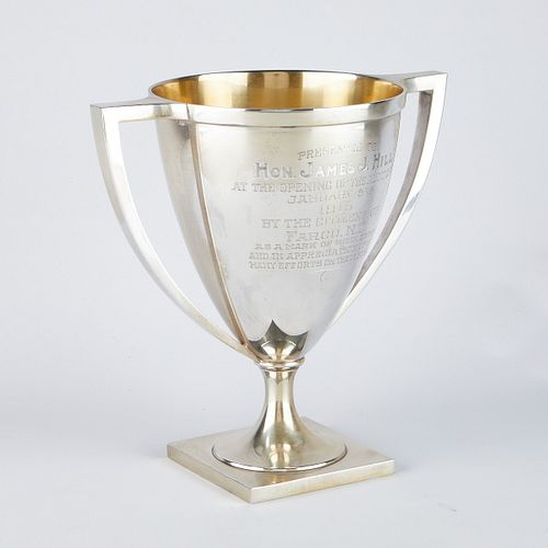 1915 Gorham Sterling Silver Handled Trophy